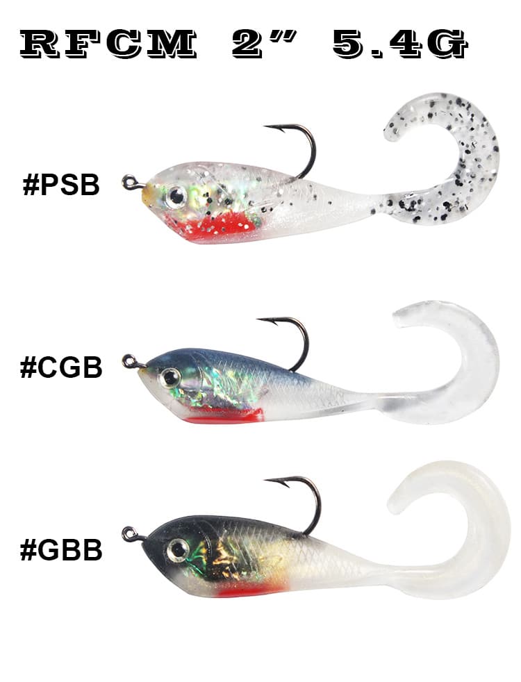 RFCM 2" High Quality manufacturers hot sale lead head with hook fishing lures