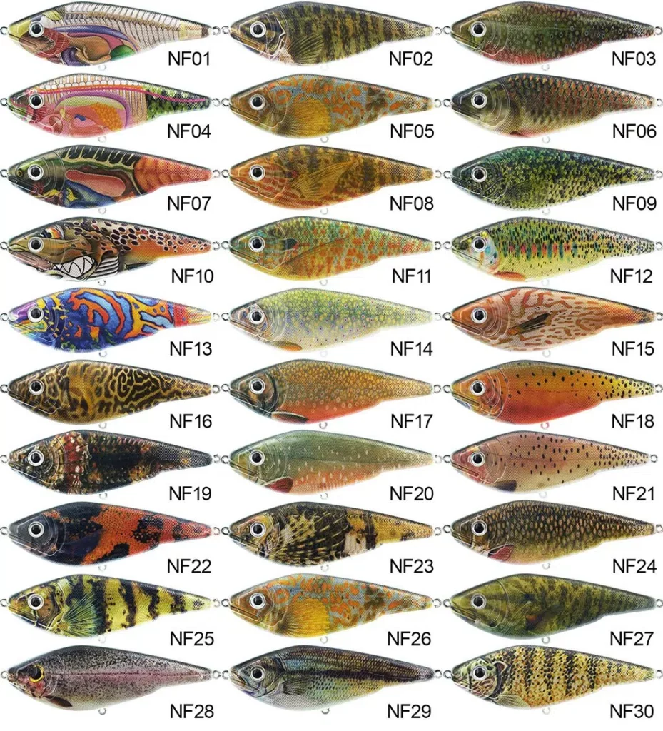 Buster Jerk Bait Fishing Lures9CM 25G 12CM 50G 15CM 70GTropical fish series